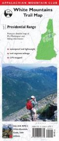 AMC Map: Presidential Range: White Mountains Trail Map (Adventure Series) Appalachian Mountain Club Books