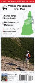 AMC Map: Carter Range - Evans Notch and North Country - Mahoosuc: White Mountains Trail Map