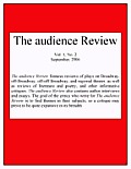 The audience Review, vol. 1, no. 2 Cover