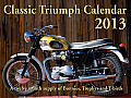 Classic Triumph Calendar 2013