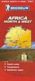 Michelin Map Africa North & West 741 (W/Cover)