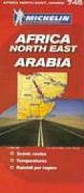 Michelin Map Africa Northeast & Arabia 745 (W/Cover)