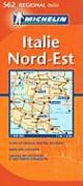 Michelin Maps #562: Michelin Regional Italie: Italy North East