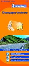 Michelin Map France: Champagne-Ardenne 515 (Michelin Maps)