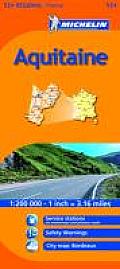 Michelin Map France: Aquitaine 524 (Michelin Maps)