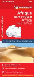 Michelin Maps #741: Michelin Africa North & West Cover