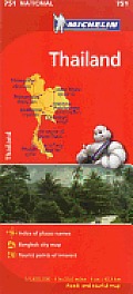 Michelin Maps #751: Michelin Thailand
