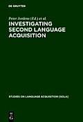 Investigating Second Language Acquisition Cover