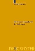 Kantstudien-Erganzungshefte #160: Critical Metaphysics of Substance