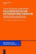 Bibliotheks- Und Informationspraxis #44: Fachspezifische Internetrecherche: F R Bibliothekare, Informationsspezialisten Und Wissenschaftler
