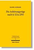 Die Anhörungsrüge Nach § 321a  Zpo