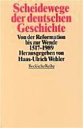 Scheidewege Der Deutschen Geschite