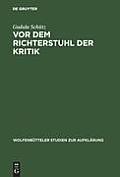 Vor Dem Richterstuhl Der Kritik