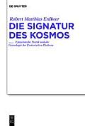 Studien Zur Deutschen Literatur #190: Die Signatur Des Kosmos: Epistemische Poetik Und Die Genealogie Der Esoterischen Moderne