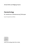 Nanotechnology: An Introduction to Nanostructuring Techniques
