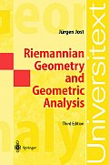 Riemannian Geometry and Geometric Analysis, 3rd Edition (International Association of Geodesy Symposia) Cover