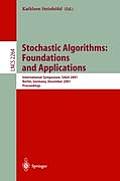 Stochastic Algorithms: Foundations and Applications, 1 conf., SAGA 2001 Kathleen Steinh?fel