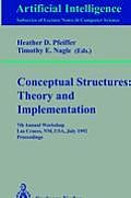 Lecture Notes in Computer Science / Lecture Notes in Artific #754: Conceptual Structures: Theory and Implementation