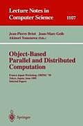 Object-Based Parallel & Distributed Computation: France-Japan Workshop, OBPDC '95, Tokyo