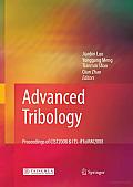 Advanced Tribology: Proceedings of CIST2008 & ITS-IFToMM2008
