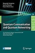 Lecture Notes of the Institute for Computer Sciences, Social #36: Quantum Communication and Quantum Networking: First International Conference, Quantumcomm 2009, Naples, Italy, October 26-30, 2009, Re Cover