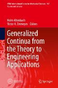 CISM International Centre for Mechanical Sciences #541: Generalized Continua - From the Theory to Engineering Applications Cover