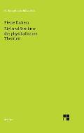 Ziel Und Struktur Der Physikalischen Theorien