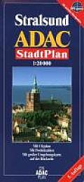 Adac Stadtplan Stralsund 1 : 20 000
