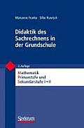 Didaktik Des Sachrechnens in Der Grundschule (Mathematik Primar- Und Sekundarstufe)