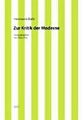 Zur Kritik Der Moderne