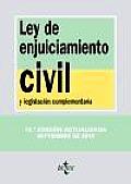 Ley De Enjuiciamiento Civil Y Legislacion Complementaria / Civil Procedure Act and Complementary Legislation