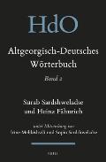 Altgeorgisches-deutsches Worterbuch