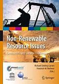 Non-Renewable Resource Issues: Geoscientific and Societal Challenges (International Year of Planet Earth)