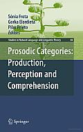 Prosodic Categories: Production, Perception and Comprehension