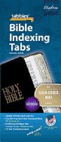 Bible Tab-Catholic-Mini: Mini Gold-Edged Catholic Bible Tabs