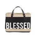 Market Tote Bible Cover-Blessed
