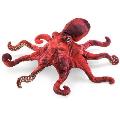 Puppet Red Octopus