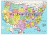 U.S.A. Map Puzzle 300 Piece