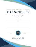 Recognition Certificate (Pk of 6) - Full Color