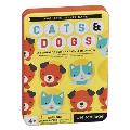Cats + Dogs Four-In-A-Row Magnetic Travel Game