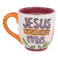 Jesus Knows Me Mug