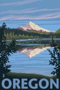 Mt. Hood from Lost Lake Oregon Postcard