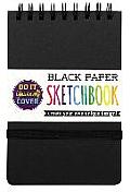 D.I.Y. Sketchbook - Small Black Paper (5 X 7.5)