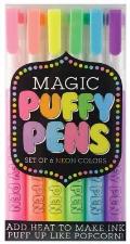 Magic Neon Puffy Pens - Set of 6