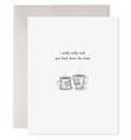 Card Single Coffee Cups Blank E Frances