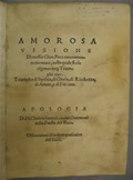 Amorosa Visione Di Messer Giovanni Boccaccio & Apologia di H Claricio