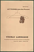 Lettrisme: Into the Present: Visible Language Volume XVII, Number 3, Summer 1983