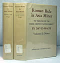 Roman Rule in Asia Minor to the End of the Third Century After Christ 2 Volumes