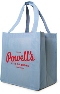 Powells Blue Green Bag