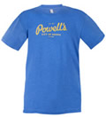 Powells Logo Shirt Heather Blue Large